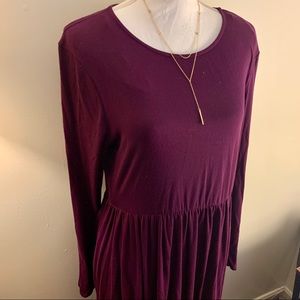 Zenana Outfitters Purple Maxi Dress w/ Pockets